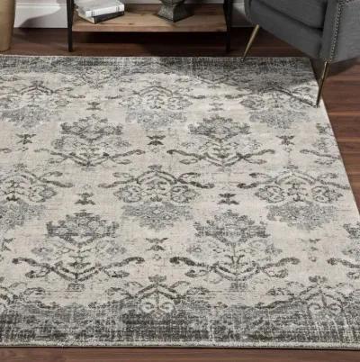 Dalyn Antigua Pewter 5'X8' Area Rug