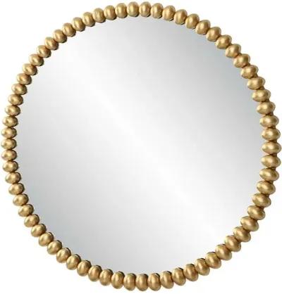 BYZANTINE GOLD ROUND MIRROR