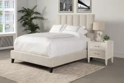 Avery Collection Queen Size Headboard in Dune Beige Color