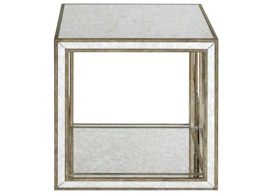 JULIE GOLD ACCENT TABLE