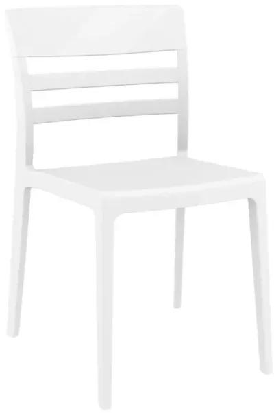 Compamia Moon Dining Chair White Glossy White