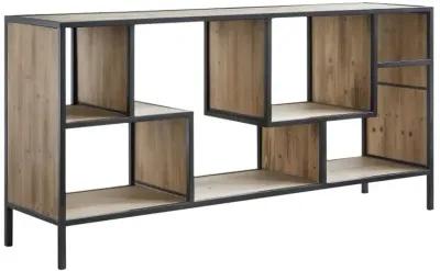 Crestview Brown TV Entertainment Console