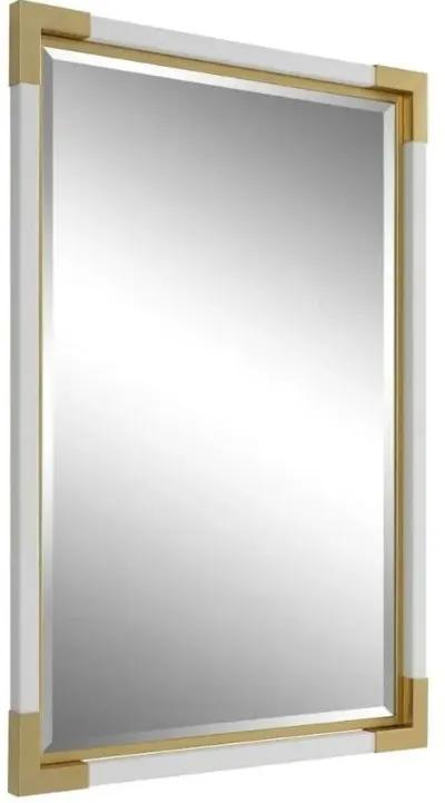 Uttermost Malik Gold/White Mirror