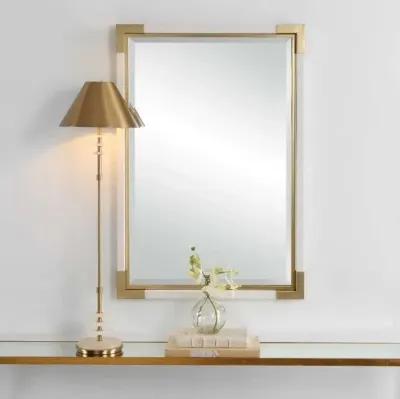 Uttermost Malik Gold/White Mirror