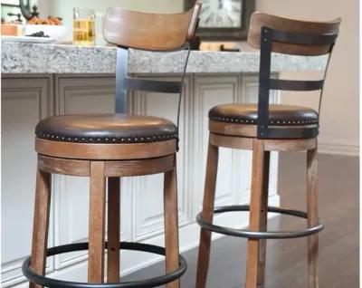 Ashley Pinnadel Light Brown Bar Stool