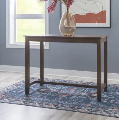 36 Inch Claridge Counter Height Pub Table - Rustic Brown