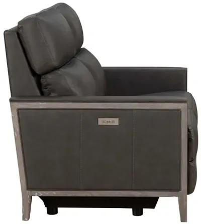 Barcalounger Hartman Power Recliner with Power in Dark Gray