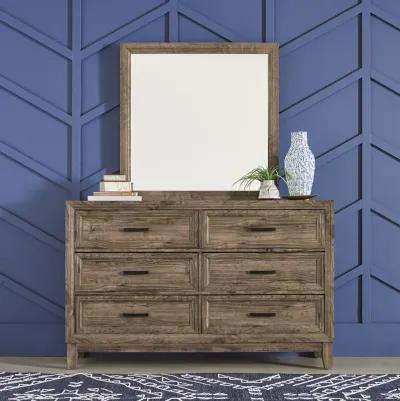 Liberty Furniture Complete California King Set Panel Bed, Dresser, Mirror, Chest & Nightstand Ridgecrest