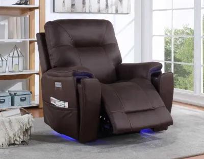 Steve Silver Lexington Saddle Brown Triple-Power Recliner