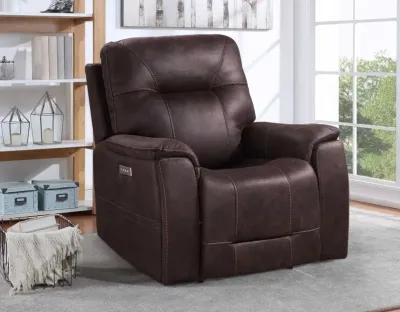 Steve Silver Lexington Saddle Brown Triple-Power Recliner