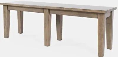 Jofran Prescott Park Dining Bench Weathered Oak