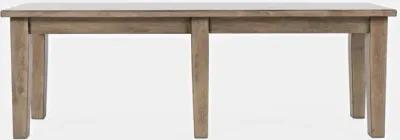 Jofran Prescott Park Dining Bench Weathered Oak