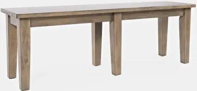 Jofran Prescott Park Dining Bench Weathered Oak