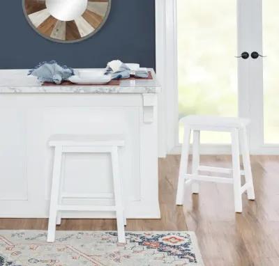 Powell Color Story White Counter Stool