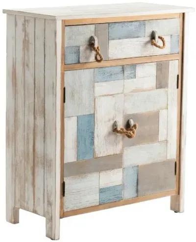 Crestview South Shore Multi Color Nautical Cabinet