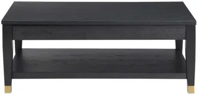 Steve Silver Yves Rubbed Charcoal Cocktail Table