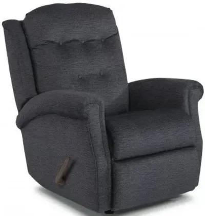 MINNIE NAVY SWIVEL GLIDING MANUAL RECLINER