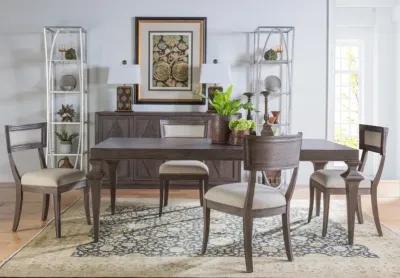 Artistica Home by Lexington Cohesion Program Brussels 63 Inch Modern Wood Dining Table Dark Brown