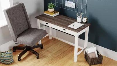 Ashley Dorrinson 47 Inch Home Office Desk 2-Drawer Two-Tone