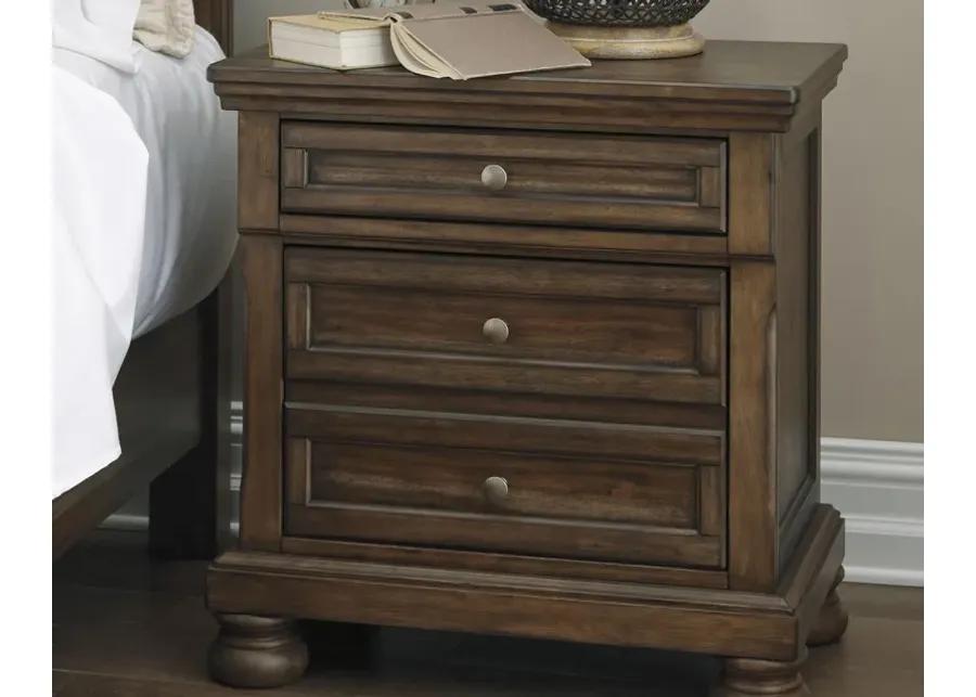 FLYNNTER NIGHTSTAND MEDIUM BROWN SIGNATURE DESIGN