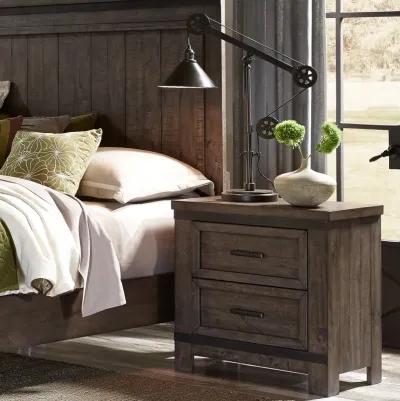 Liberty Furniture Complete Queen Bedroom Set Bookcase Bed, Dresser, Mirror & Nightstand Thornwood Hills