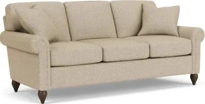 Flexsteel South Haven Fossil Rolled Arm Sofa