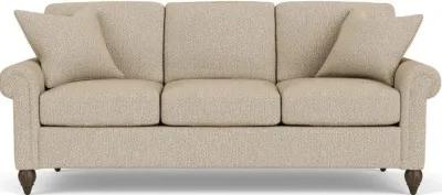 Flexsteel South Haven Fossil Rolled Arm Sofa