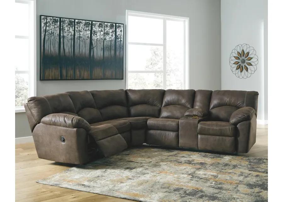 TAMBO 2-PIECE RECLINING SECTIONAL CANYON SIGNATURE DESIGN