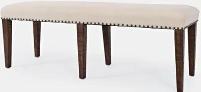 Jofran Fairview Backless Dining Bench Dark Oak