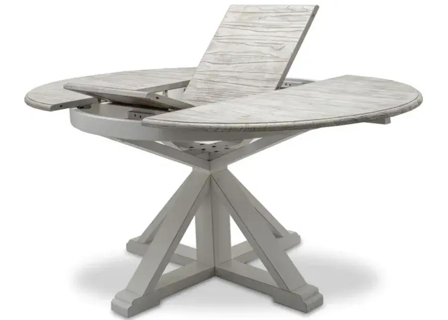 ROUND DINING TABLE W/ BUTTERFLY LEAF - ISLAMORADA