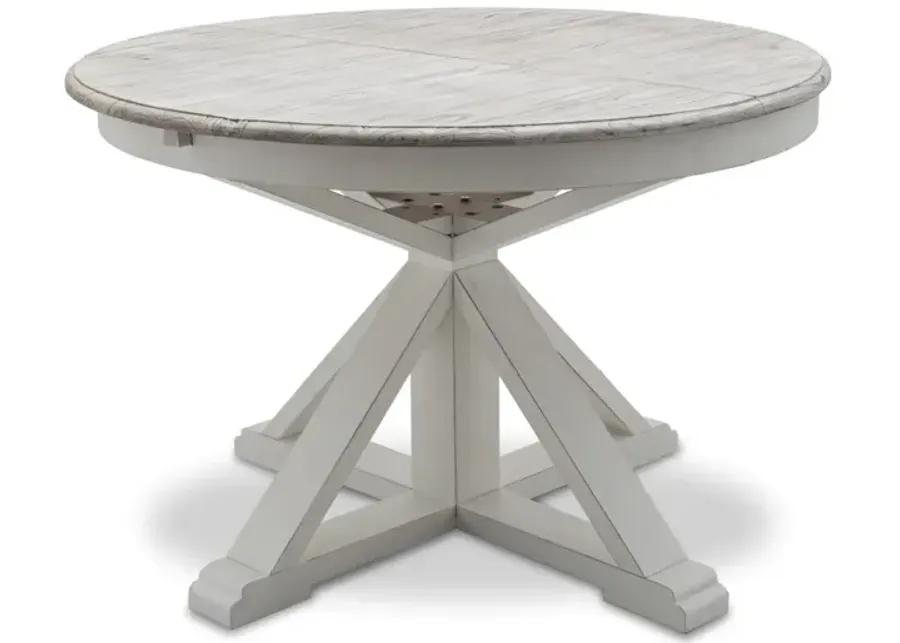 ROUND DINING TABLE W/ BUTTERFLY LEAF - ISLAMORADA