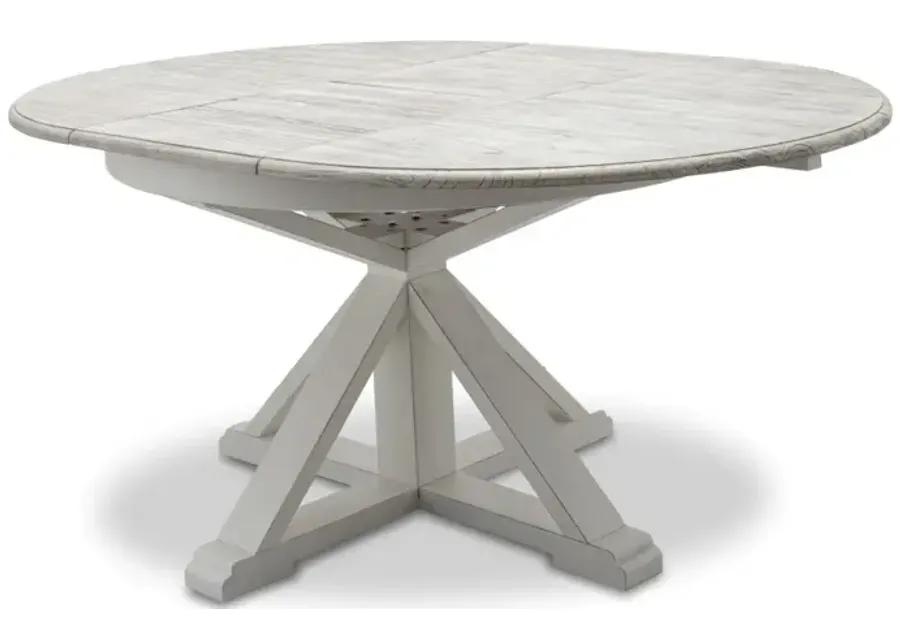 ROUND DINING TABLE W/ BUTTERFLY LEAF - ISLAMORADA