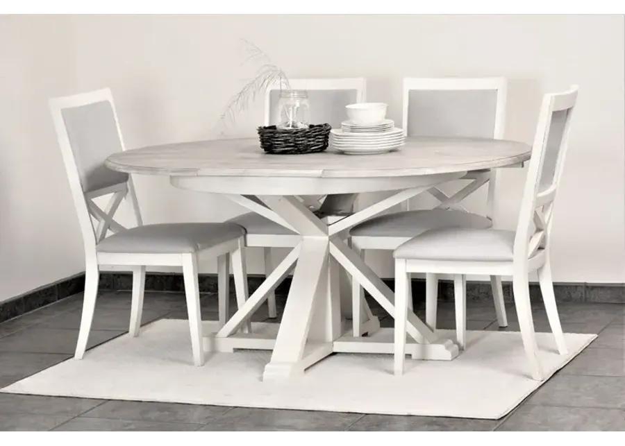 ROUND DINING TABLE W/ BUTTERFLY LEAF - ISLAMORADA