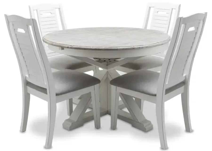 ROUND DINING TABLE W/ BUTTERFLY LEAF - ISLAMORADA