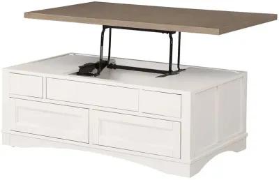 Parker House Americana Modern Collection Cocktail Table in Cotton Finish