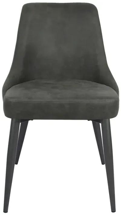 Coaster Cosmo Upholstered Dining Side Chair Grey