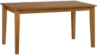 SIMPLICITY RECTANGLE DINING TABLE HONEY