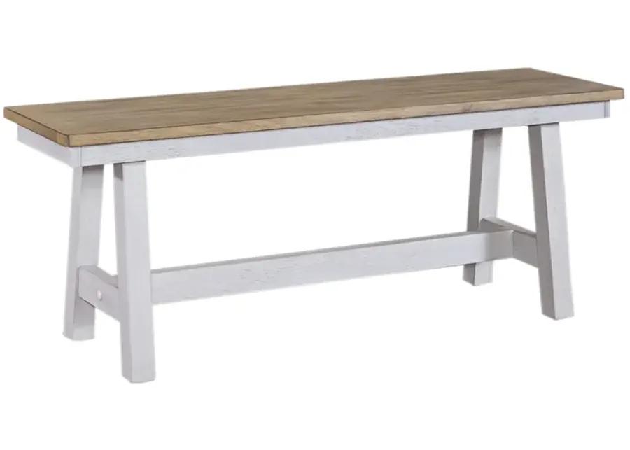 6 PIECE TRESTLE TABLE SET - LINDSEY FARM