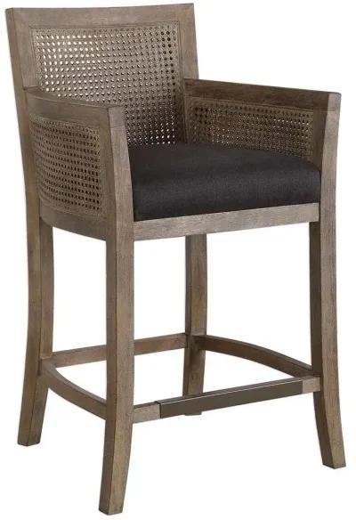 ENCORE DARK GRAY COUNTER HEIGHT STOOL