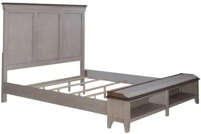 Liberty Furniture Ivy Hollow White King Storage Bed