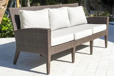 PANAMA JACK OASIS SOFA W/OUTDOOR OFF-WHITE FABRIC