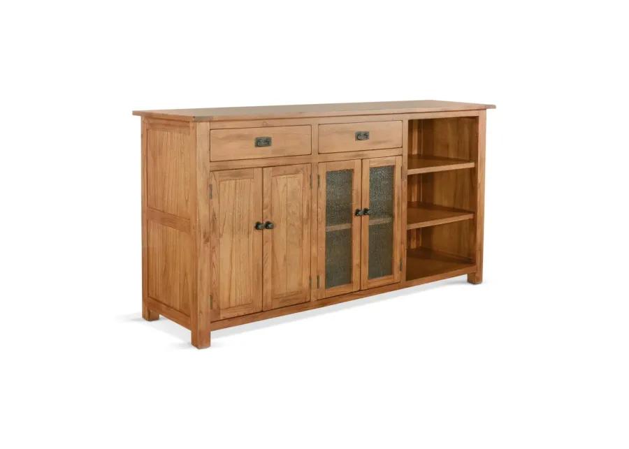 SEDONA RUSTIC OAK 80 INCH BUFFET