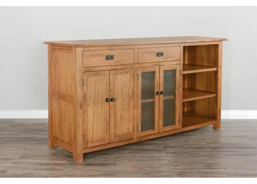 SEDONA RUSTIC OAK 80 INCH BUFFET