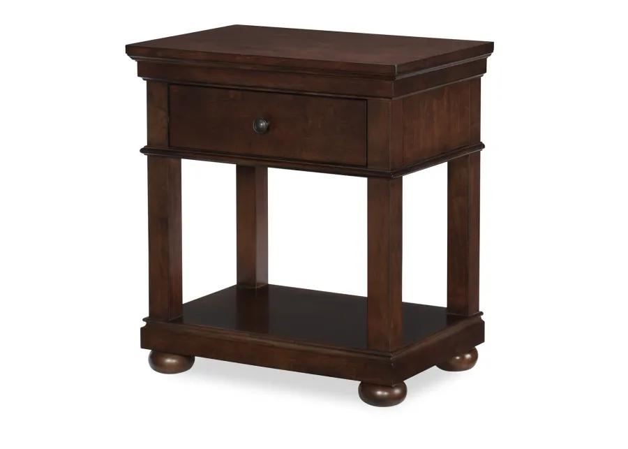 CANTERBURY CHERRY OPEN NIGHTSTAND CHERRY FINISH