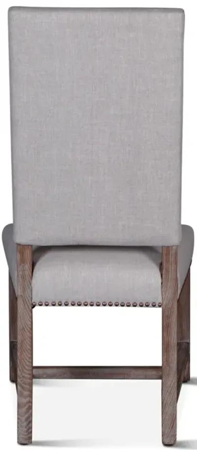 Home Trends Design Upholstered Seating High Back Formal Dining Chair in Beige