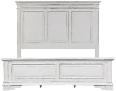 Complete California King Set - Panel Bed, Dresser, Mirror & Nightstand - Abbey Park