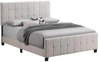 Coaster Fairfield Upholstered Queen Panel Bed Beige