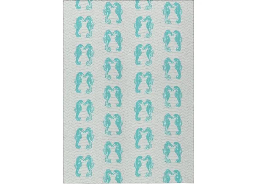 SEABREEZE TEAL 5'X8' AREA RUG