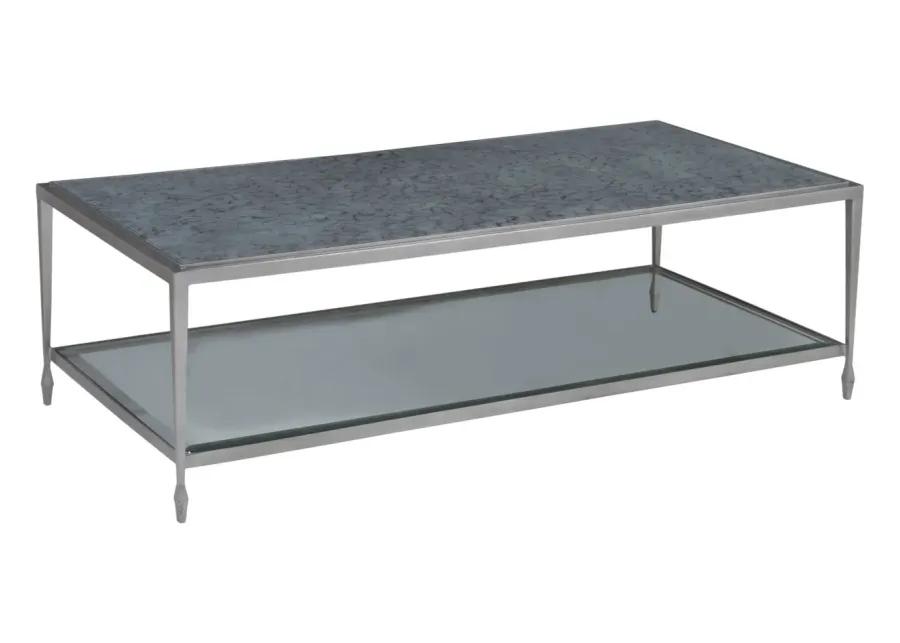 SASHAY SILVER RECTANGULAR COCKTAIL TABLE SIGNATURE DESIGNS