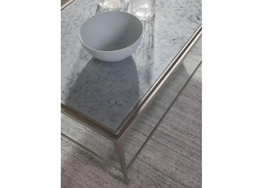 SASHAY SILVER RECTANGULAR COCKTAIL TABLE SIGNATURE DESIGNS